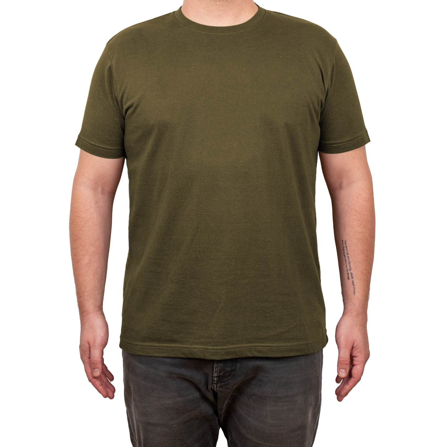 Sport Fit Hemp Tee - Charcoal Grey