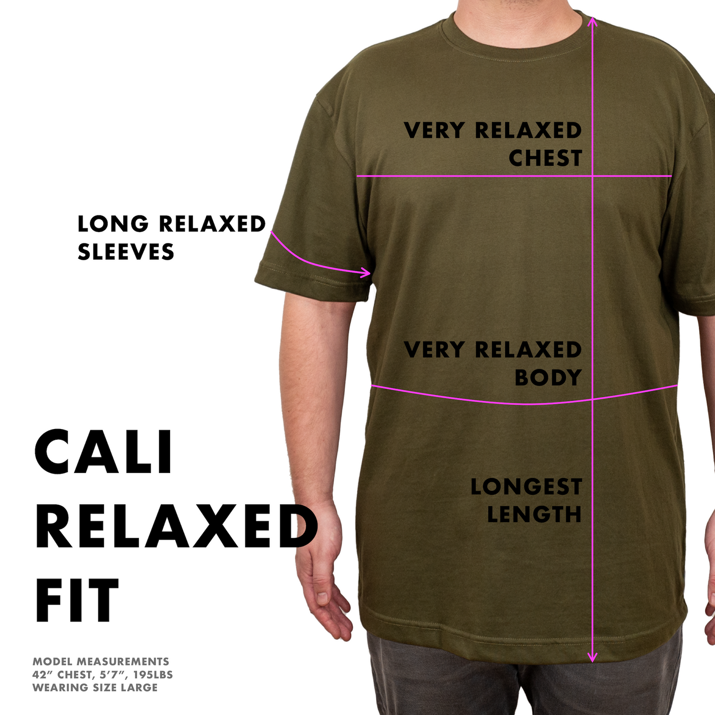 Cali Relaxed Fit Hemp Tee - White
