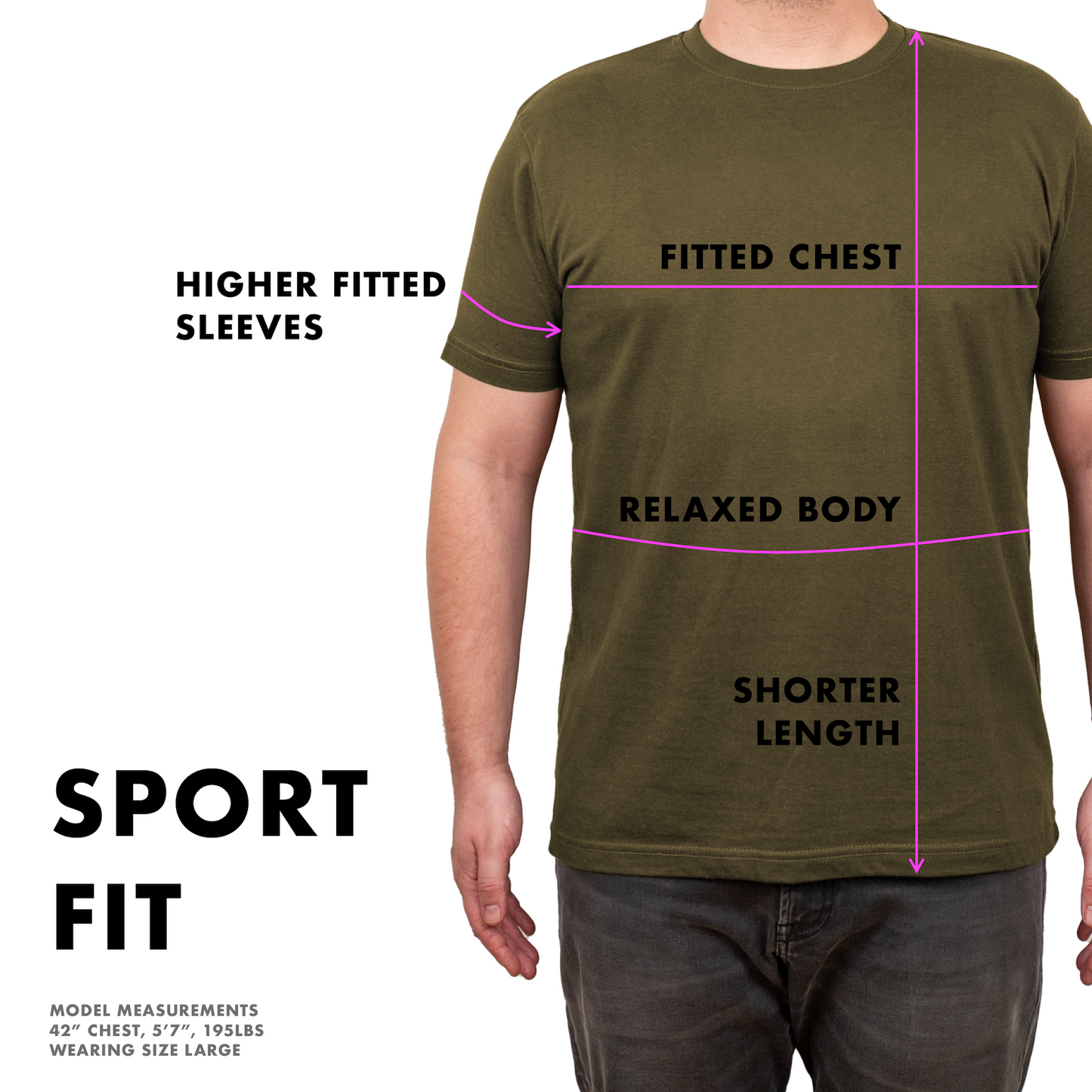Sport Fit Hemp Tee - Charcoal Grey