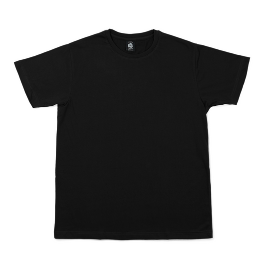 Relaxed Fit Hemp Tee - Black