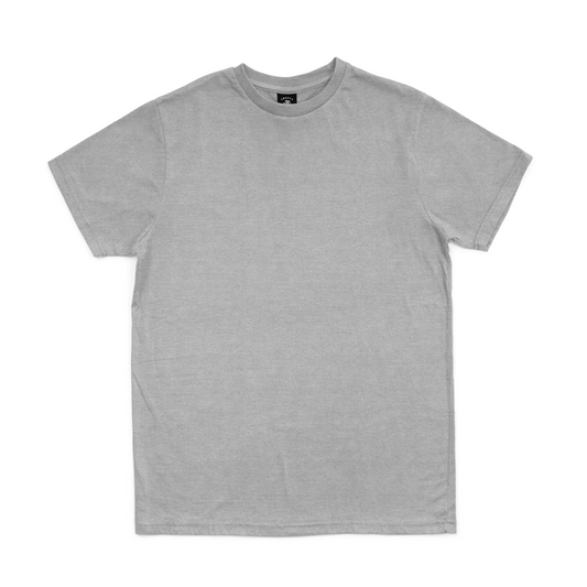 Premium Heavyweight Trim Fit Tee - Heather Grey