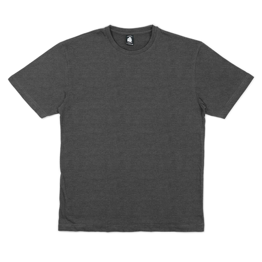 Cali Relaxed Fit Hemp Tee - Charcoal Grey