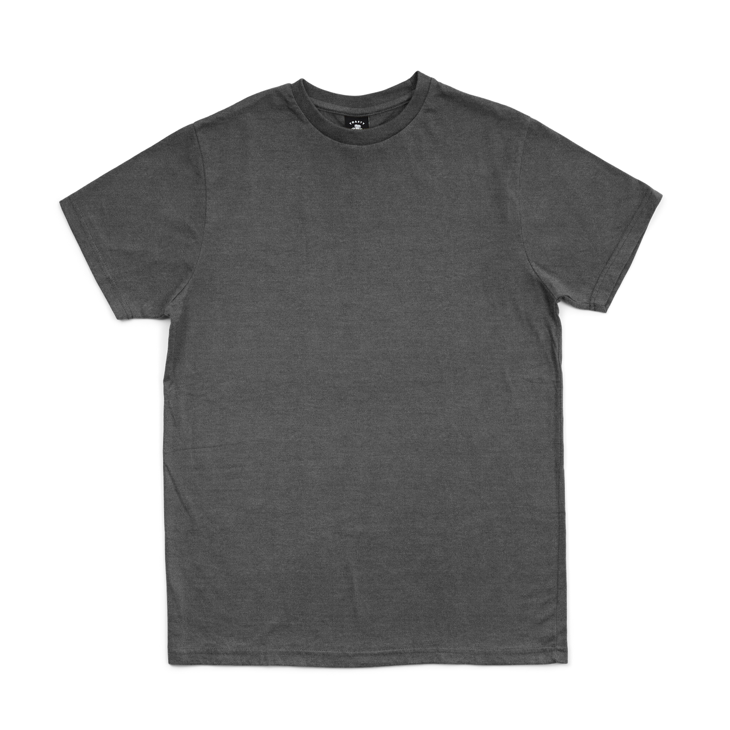 Premium Heavyweight Trim Fit Hemp Tee - Charcoal Grey