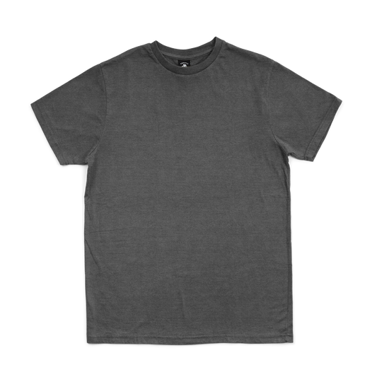Premium Heavyweight Trim Fit Hemp Tee - Charcoal Grey