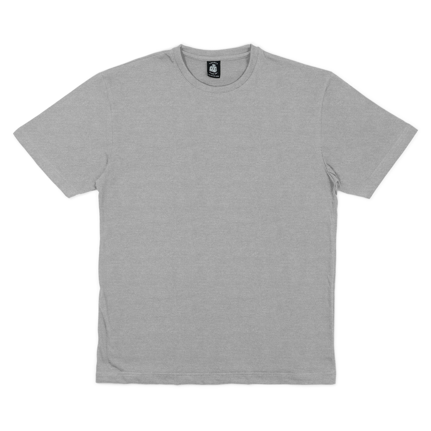 Cali Relaxed Fit Hemp Tee - Heather Grey