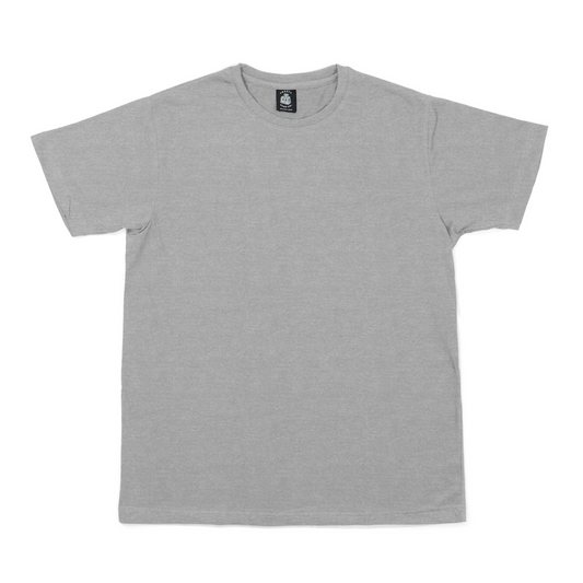 Relaxed Fit Hemp Tee - Heather Grey