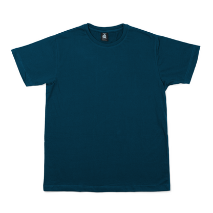Relaxed Fit Hemp Tee - Blue